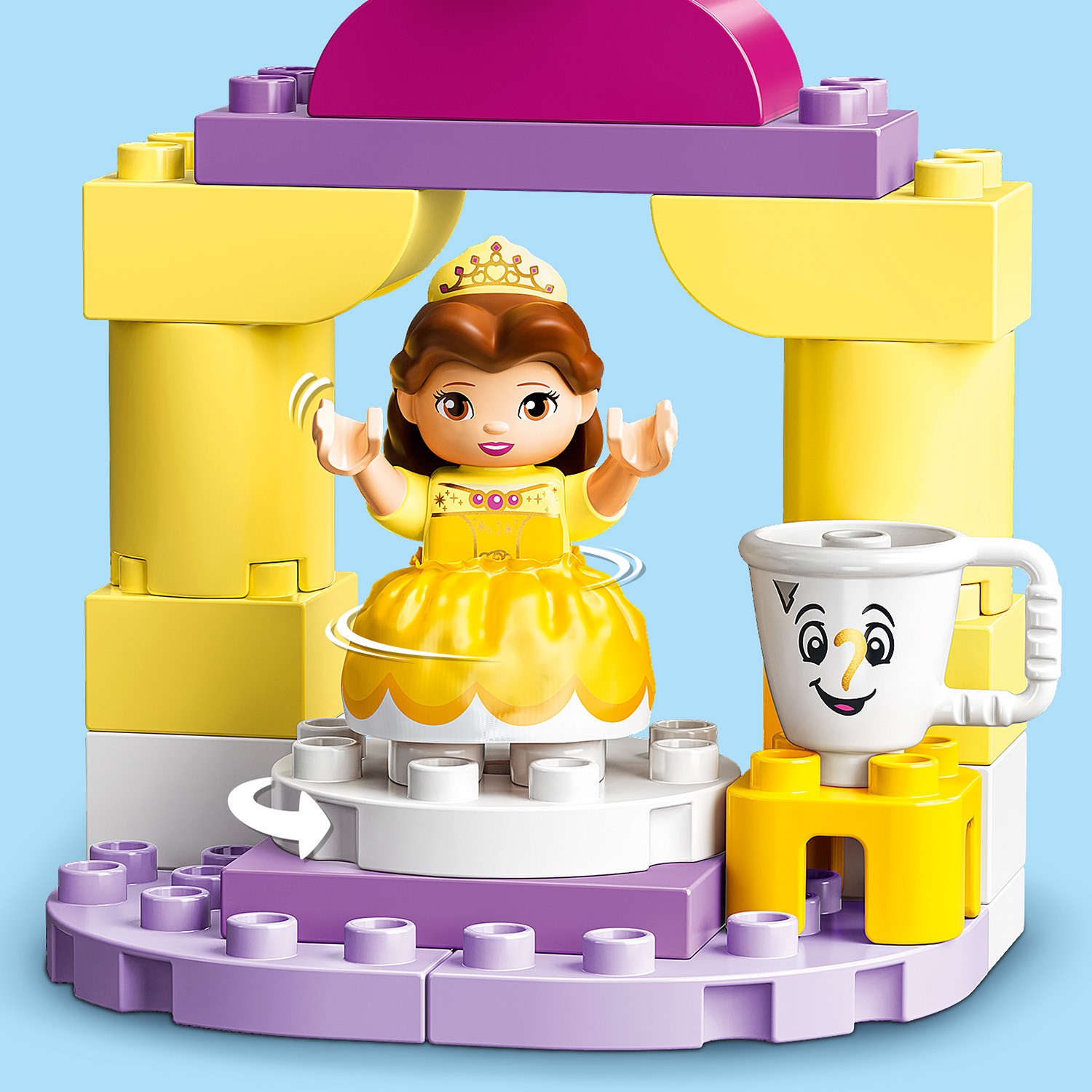 Конструктор LEGO DUPLO Princess Бальный зал Белль 10960 - фото 10