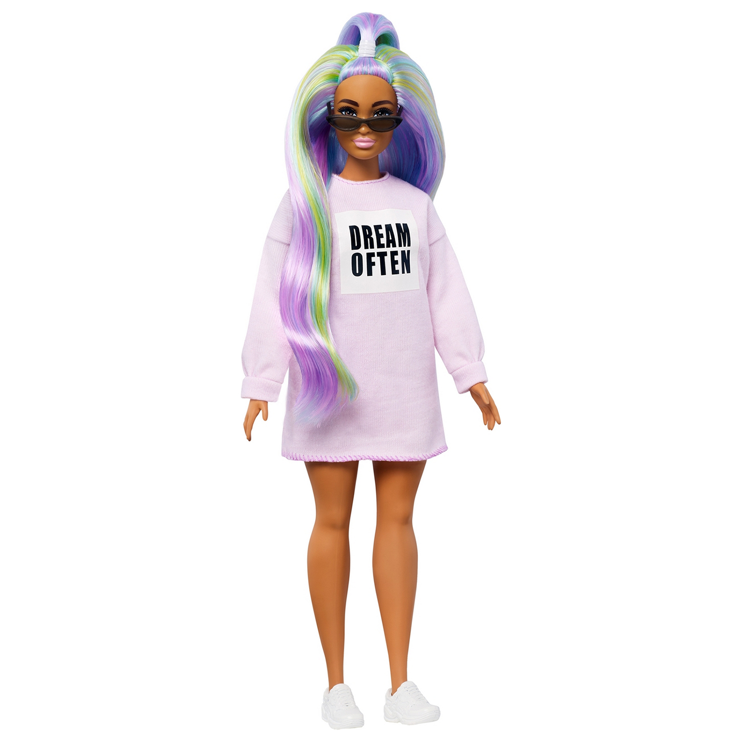 Кукла Barbie Игра с модой с разноцветными волосами GHW52 GHW52 - фото 1