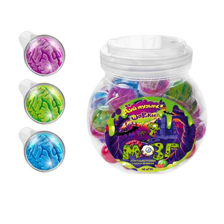 Жевательная резинка Fun Candy Lab Дуй пузырь шарики мозг 50 шт по 10 гр
