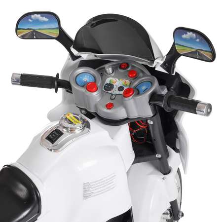 Мотоцикл BABY STYLE на аккумуляторе белый