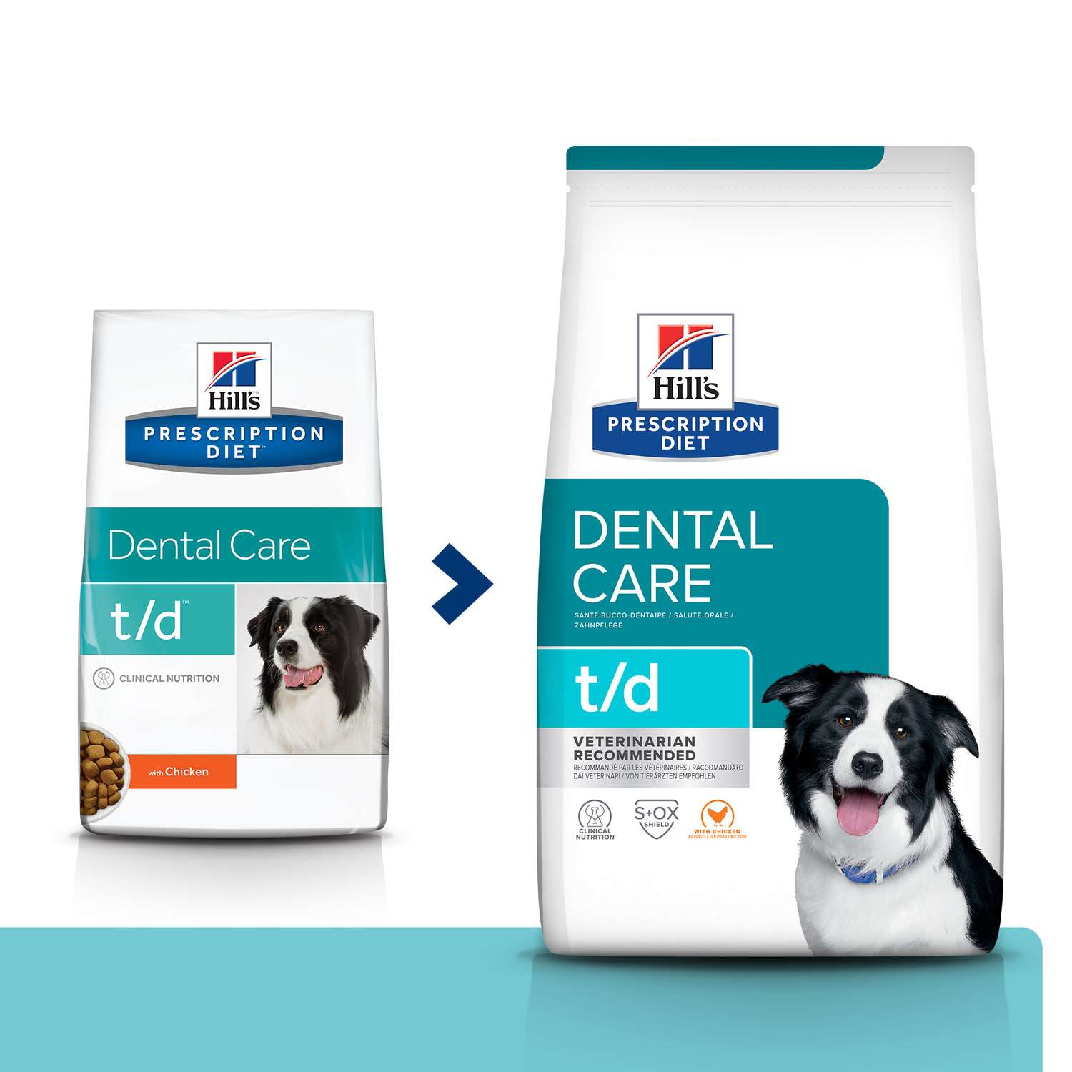Корм для собак HILLS 3кг Prescription Diet t/d Dental Care для здоровья ротовой полости с курицей сухой - фото 2