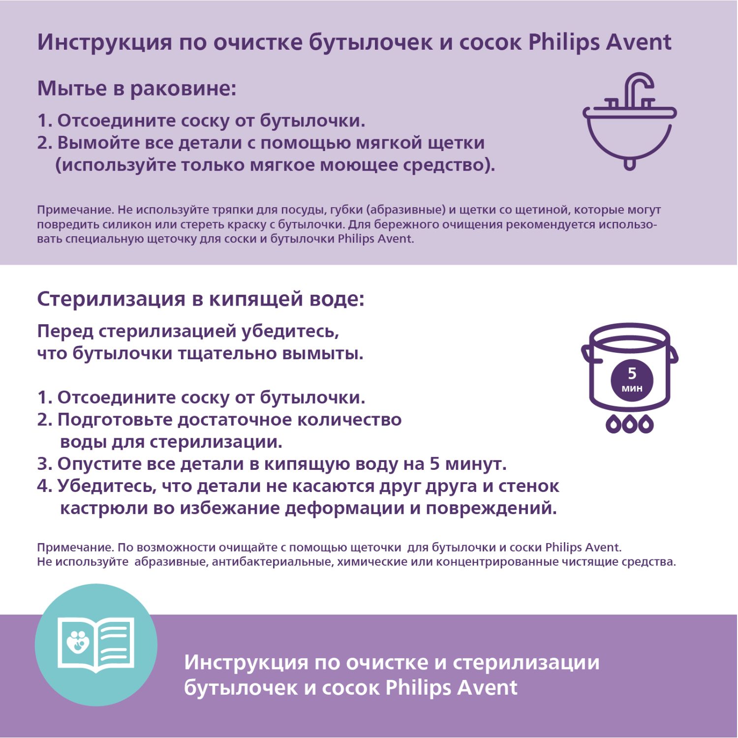 Набор Philips Avent Natural Response Бутылочки соски и щетки с 0месяцев SCD657/11 - фото 21