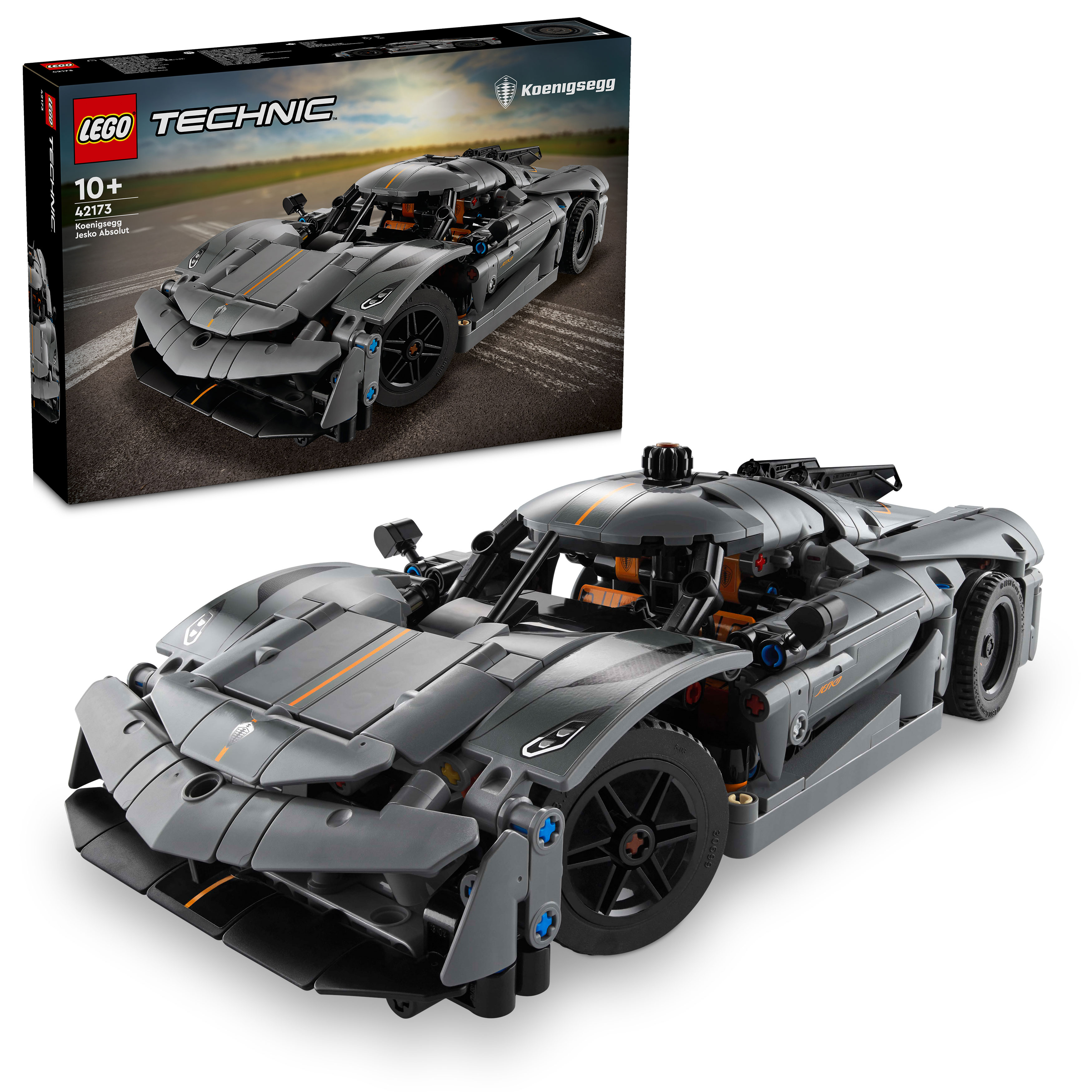 Конструктор LEGO Technic Koenigsegg Jesko Absolut Grey Гиперкар 42173 - фото 1