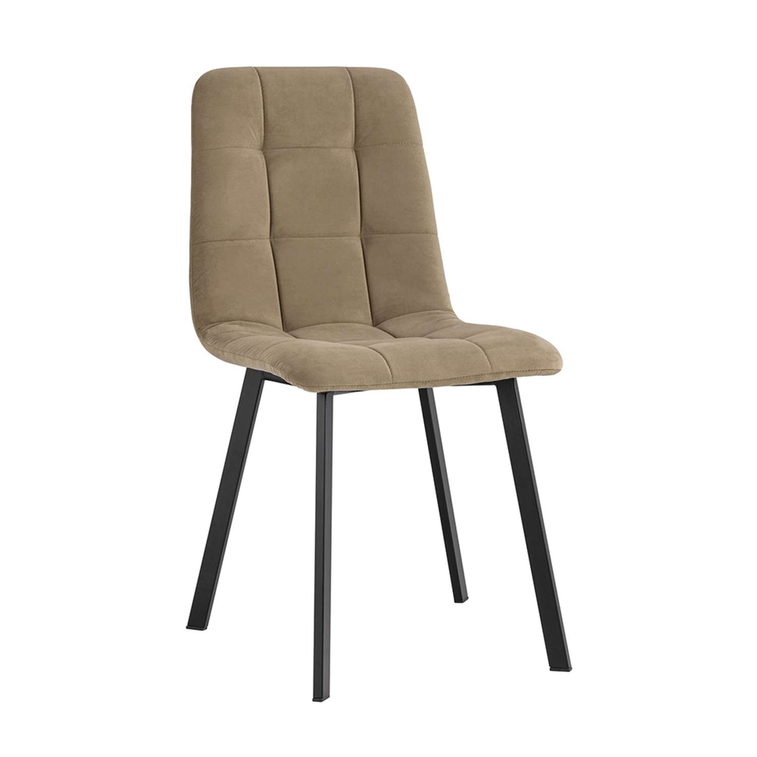 Комплект стульев Фабрикант 2 шт Oliver Square велюр капучино - фото 2