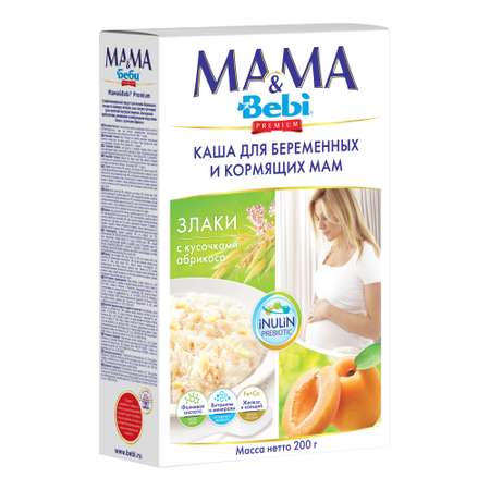 Каша Bebi Mama&Bebi Злаки и кусочки абрикоса