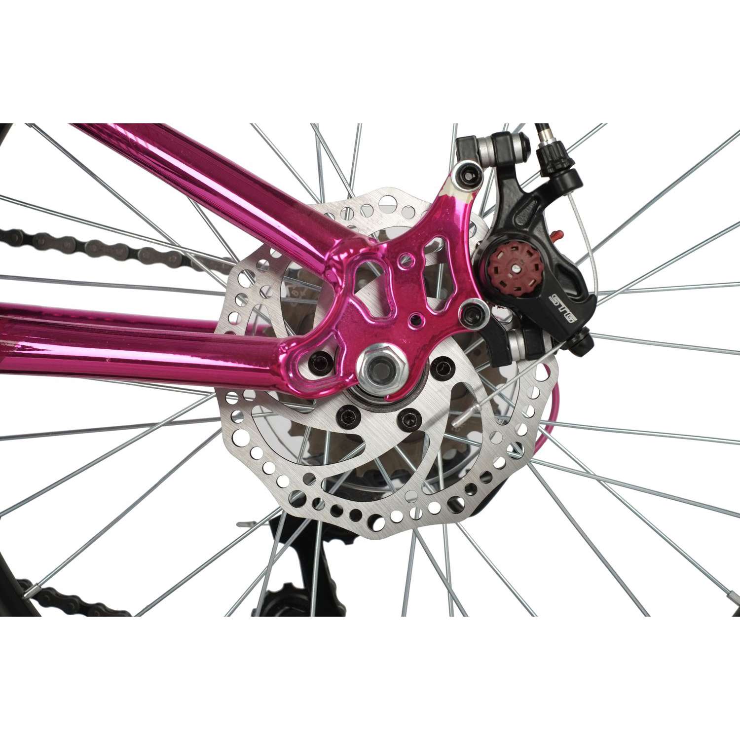 Велосипед NOVATRACK KATRINA 6.D 20 розовый - фото 7