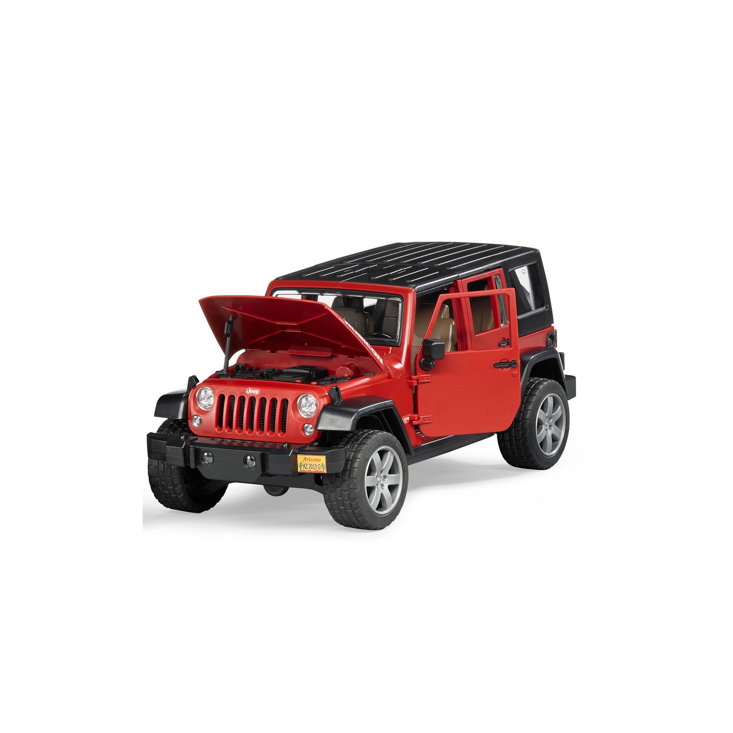 Внедорожник Bruder 02525 Jeep Wrangler Unlimited Rubicon купить по цене  6204 ₽ в интернет-магазине Детский мир