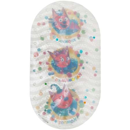 Коврик Varmax Три эмблемы с присосками в ванную детский