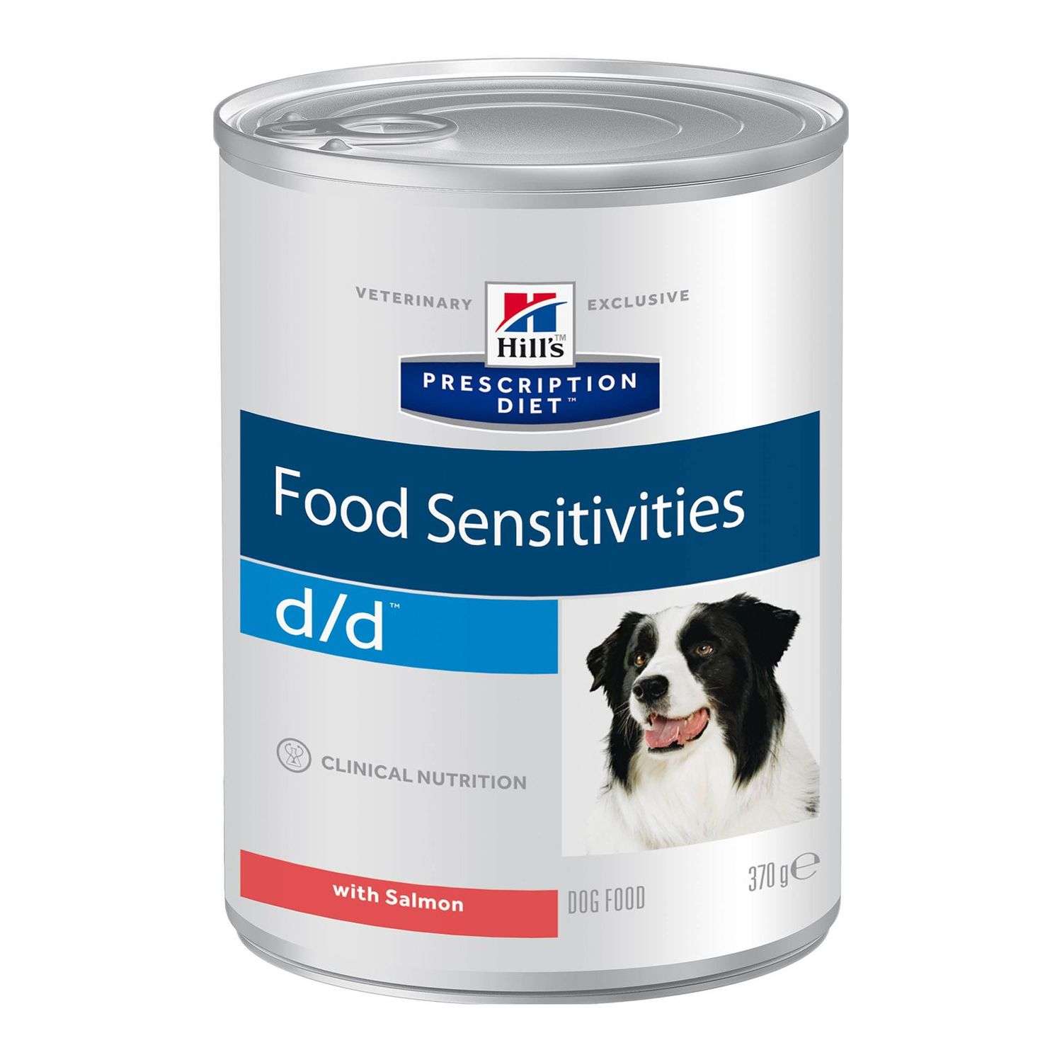 Корм для собак HILLS 370г Prescription Diet d/d Food Sensitivities для кожи при аллергии и заболеваниях кожи с лососем консервированный - фото 1