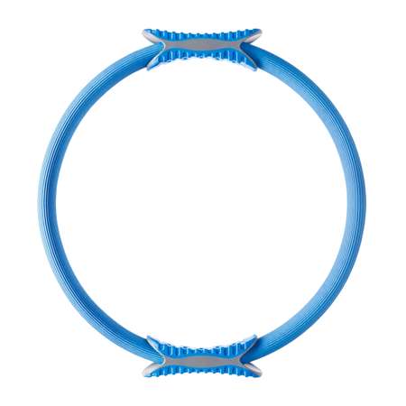 Изотоническое кольцо STRONG BODY обруч для йоги и пилатес d 38 см синее