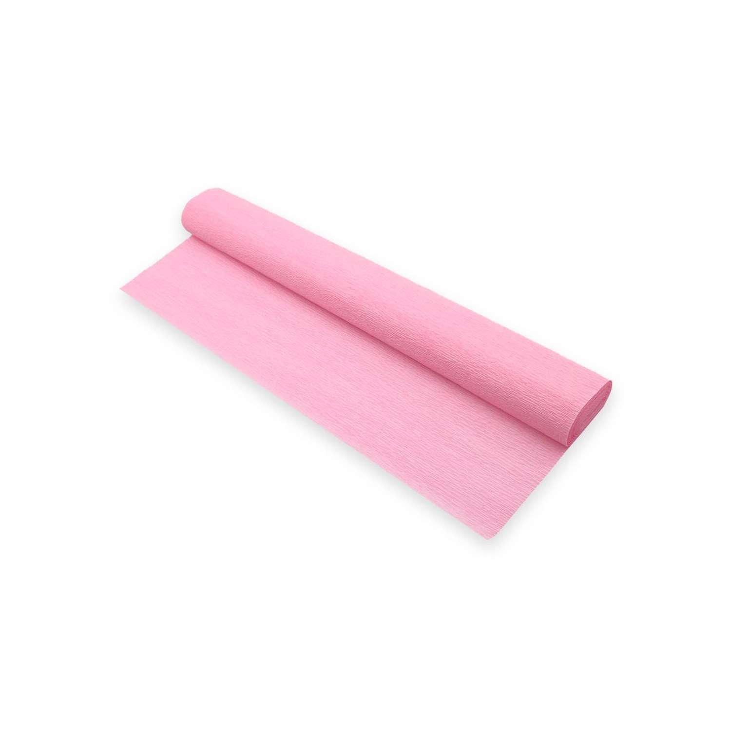 Бумага Айрис гофрированная креповая для творчества 50 см х 2.5 м 140 гр светло-розовая - фото 3