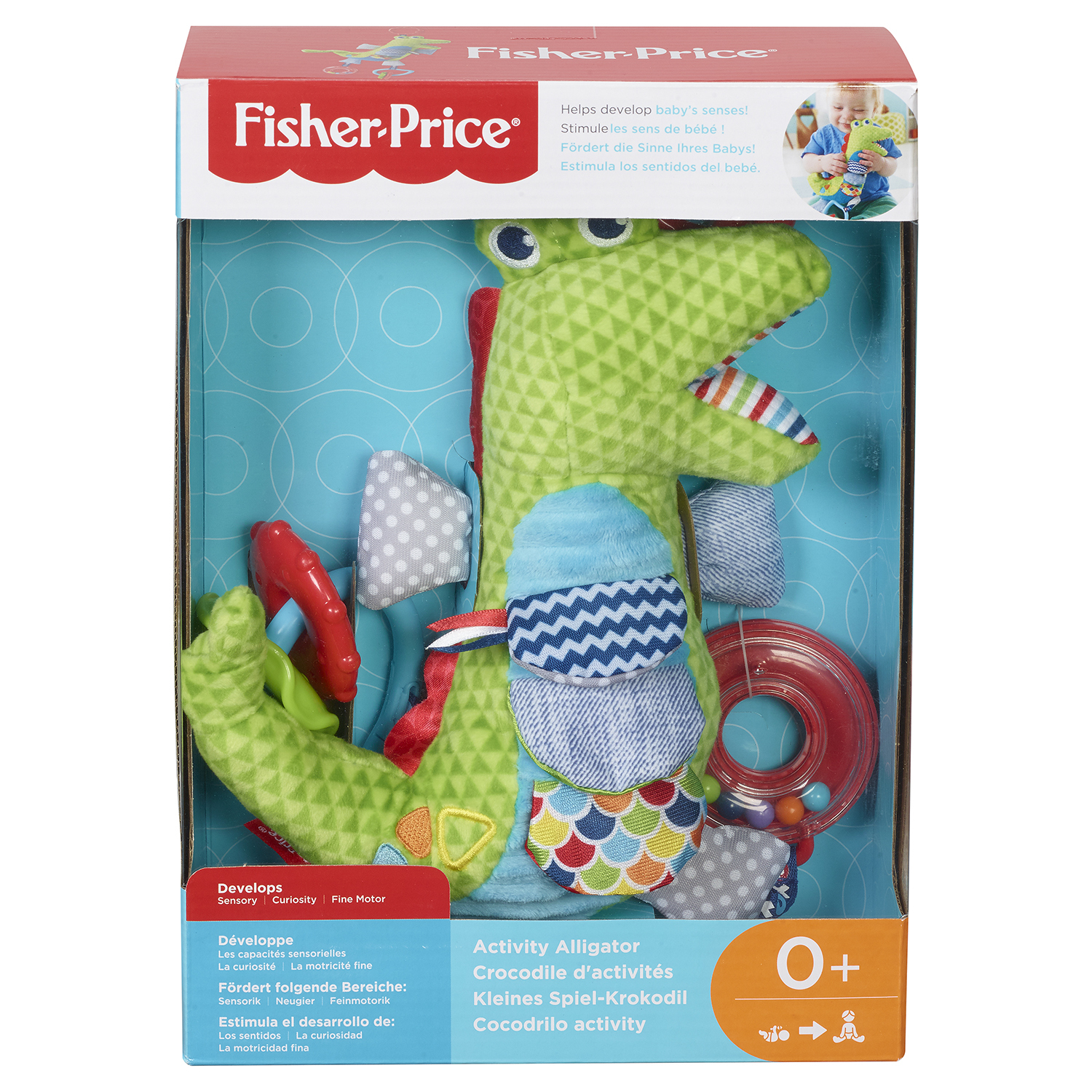 Игрушка развивающая Fisher Price Крокодил FDC57 - фото 2