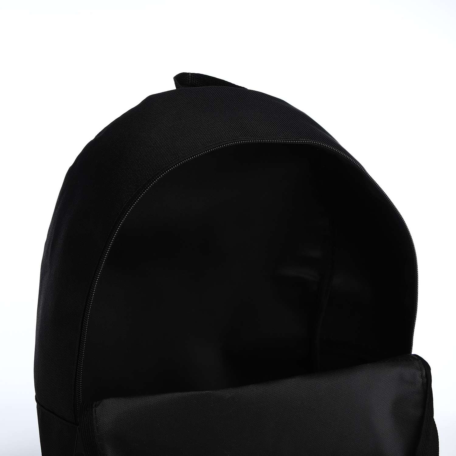 Рюкзак Sima-Land на молнии наружный карман цвет чёрный - фото 4