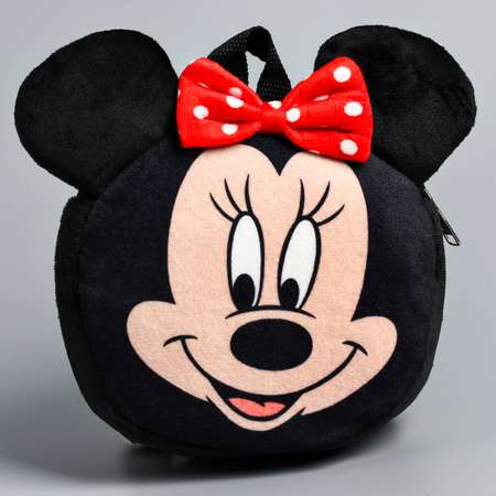 Рюкзак Disney детский плюшевый Минни Маус