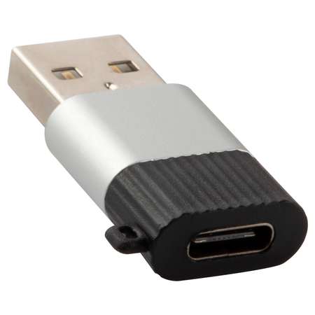 Адаптер-переходник RedLine Jumper Type-C – USB до 3А черно-серебристый