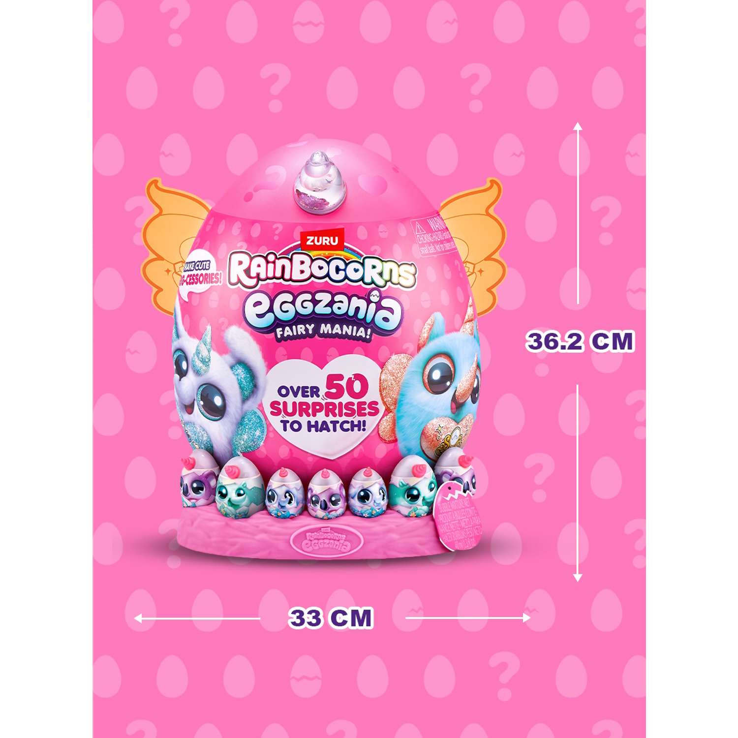 Игрушка Rainbocorns Eggzania Fairy Mania большой в непрозрачной упаковке (Сюрприз) 92106 - фото 3