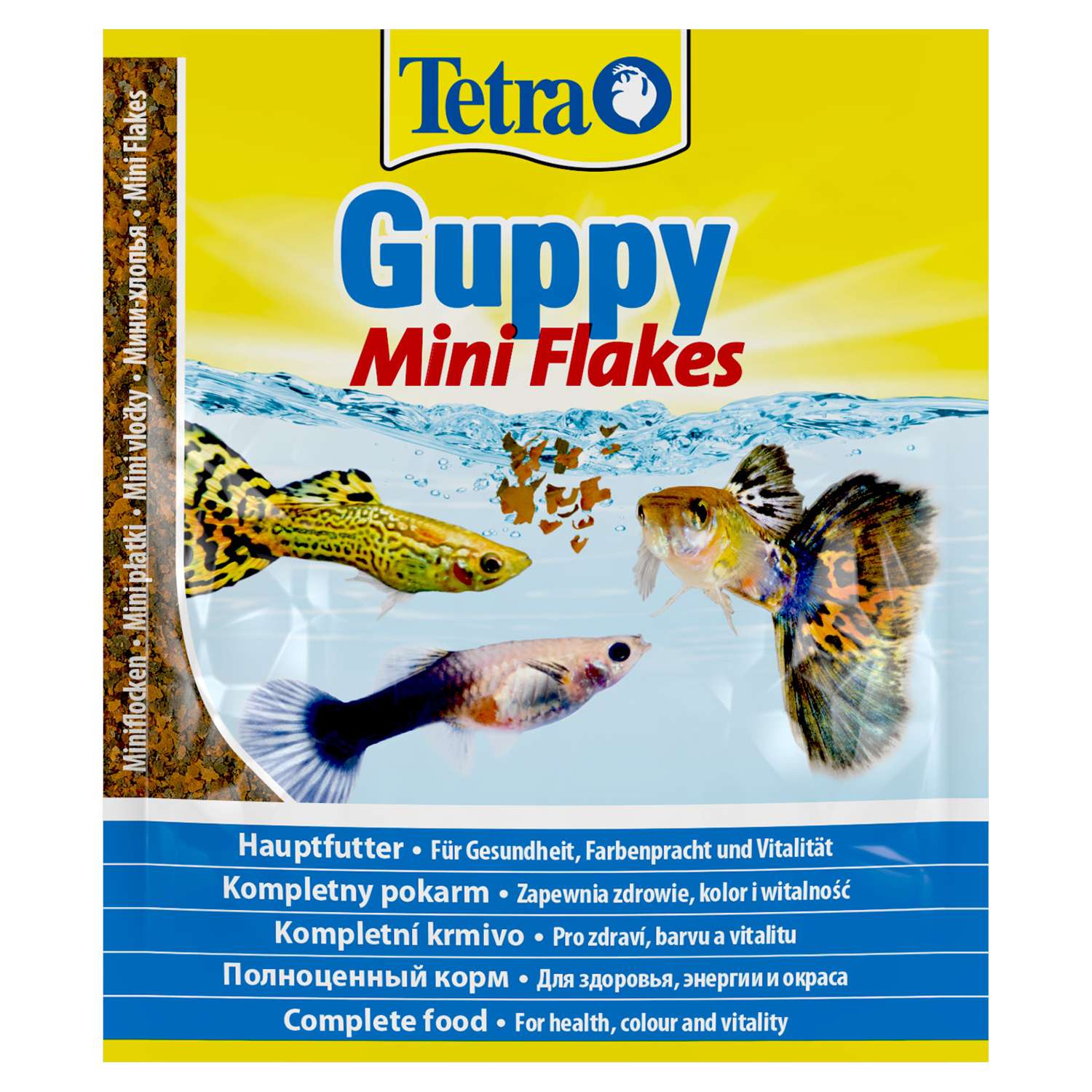 Корм для рыб Tetra Guppy гуппи в хлопьях 12г - фото 1