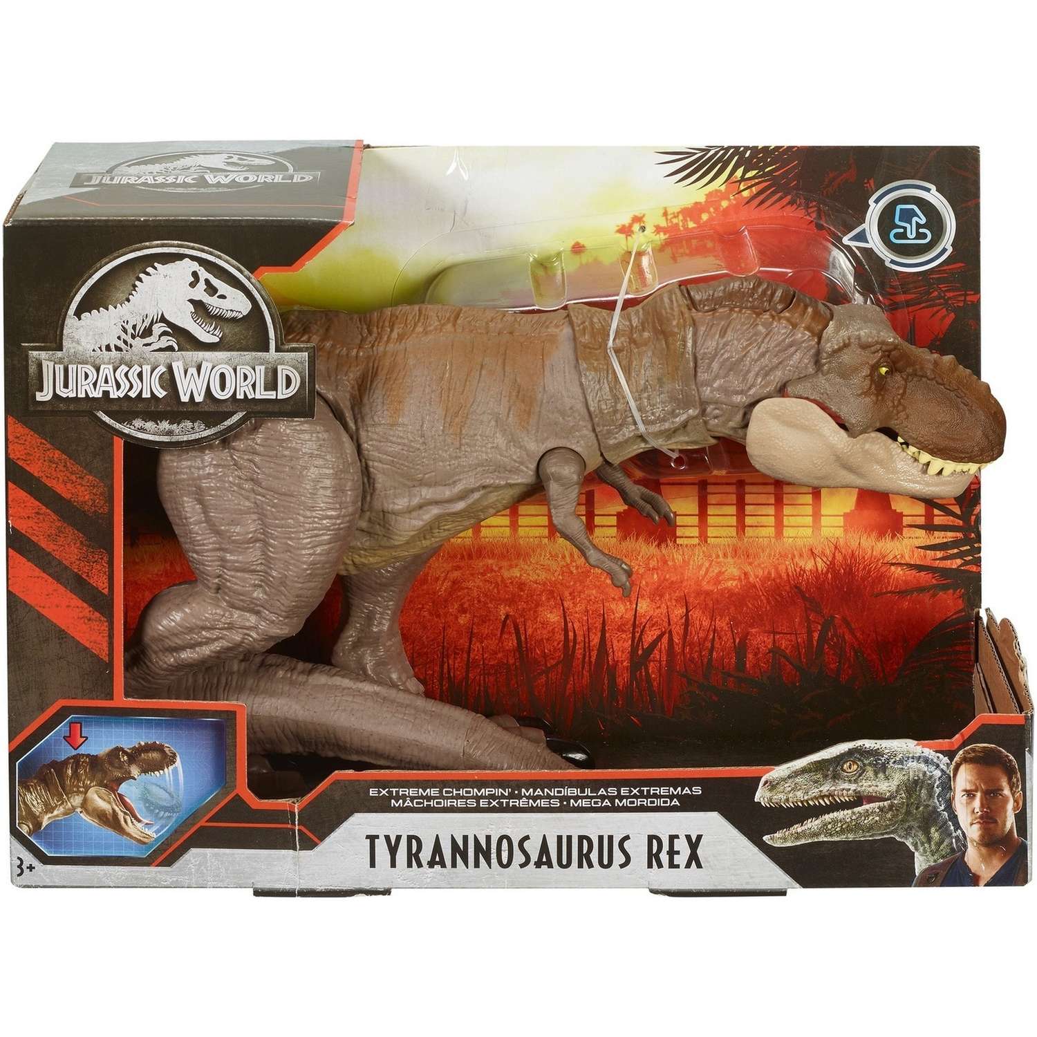Фигурка Jurassic World Свирепый Тираннозавр Рекс GLC12 - фото 2