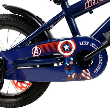 Детский Велосипед Navigator Капитан Америка со страховочными колёсами