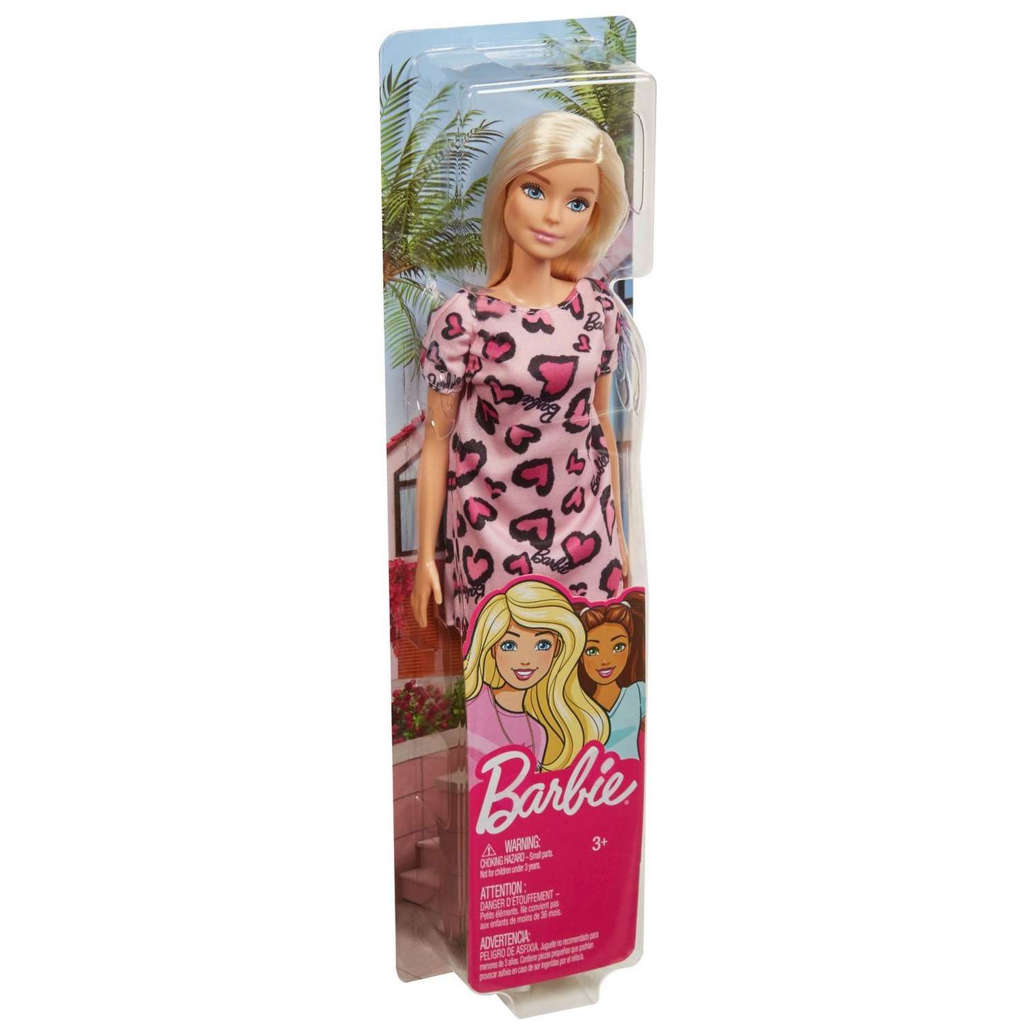 Кукла Barbie Игра с модой в розовом платье GHW45 купить по цене 2690 ₸ в  интернет-магазине Детский мир