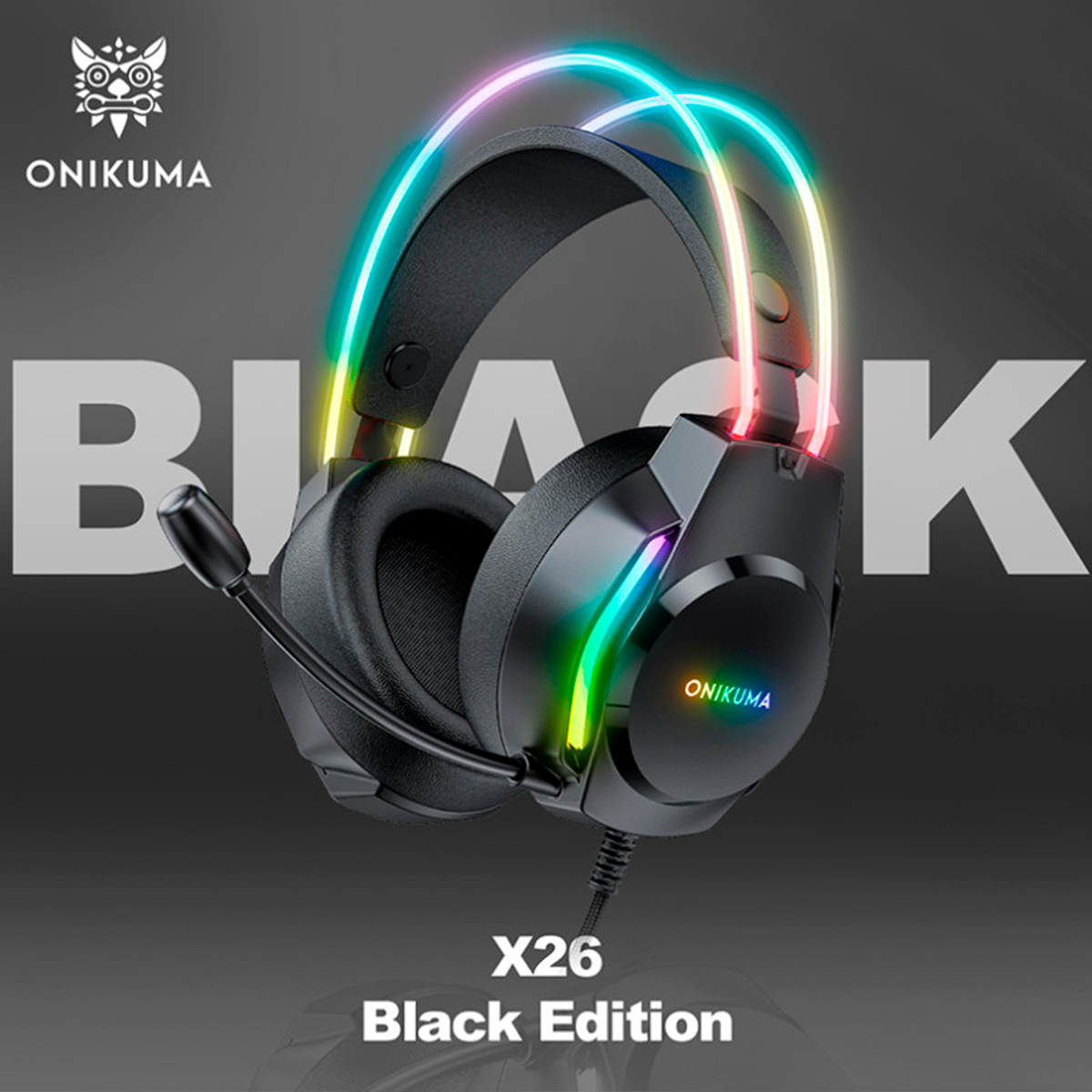 ONIKUMA, Gaming headphones ONIKUMA X26 Black, 26,45€