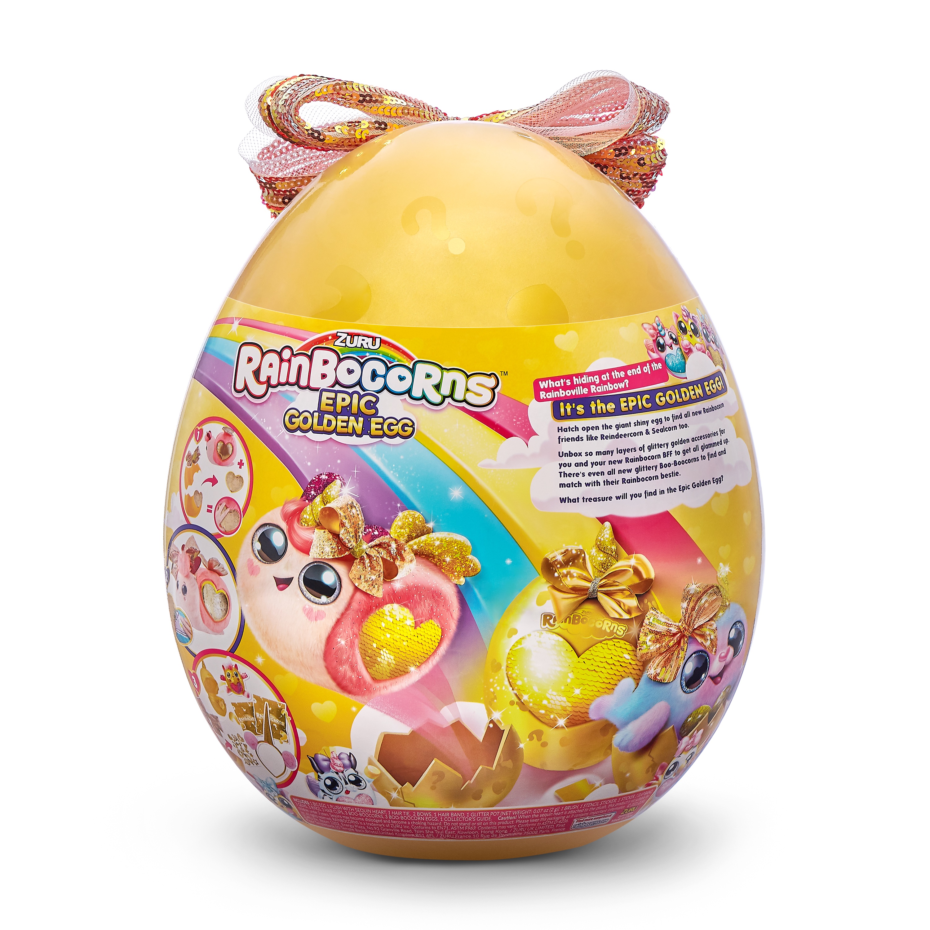 Игрушка Rainbocorns Golden egg surprise S3 в непрозрачной упаковке (Сюрприз) 9244 - фото 14