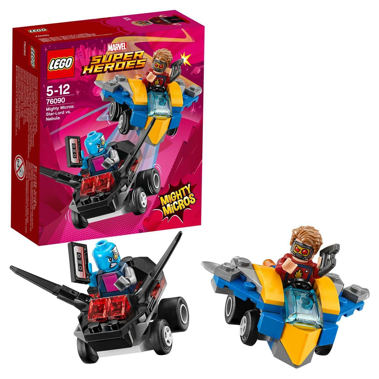 Конструктор LEGO Mighty Micros: Звёздный Лорд против Небулы Super Heroes (76090) - фото 1