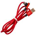 Дата-кабель RedLine USB - Type-C L-образный красный