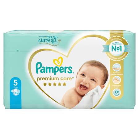 Подгузники Pampers Premium Care 5 11+ кг 42шт