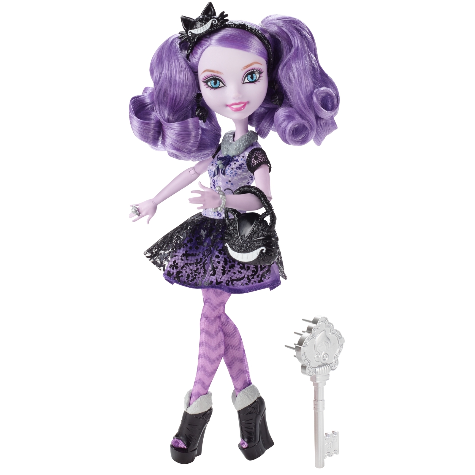 Кукла Ever After High Китти Чешир CDH53 купить по цене 199 ₽ в  интернет-магазине Детский мир