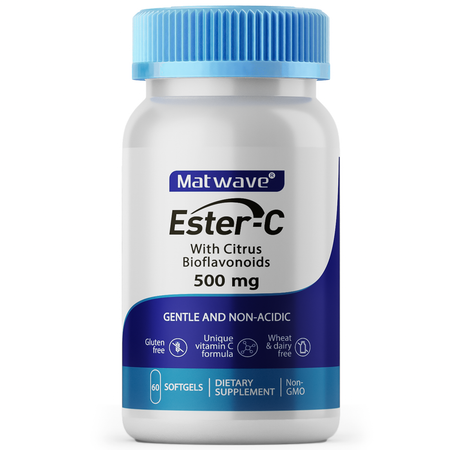 Витамин С Matwave Ester-C Эстер С 500 mg 60 капсул комплект 2 упаковки