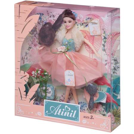 Кукла Junfa Atinil Солнечный день в платье с воздушной юбкой 28см шатенка