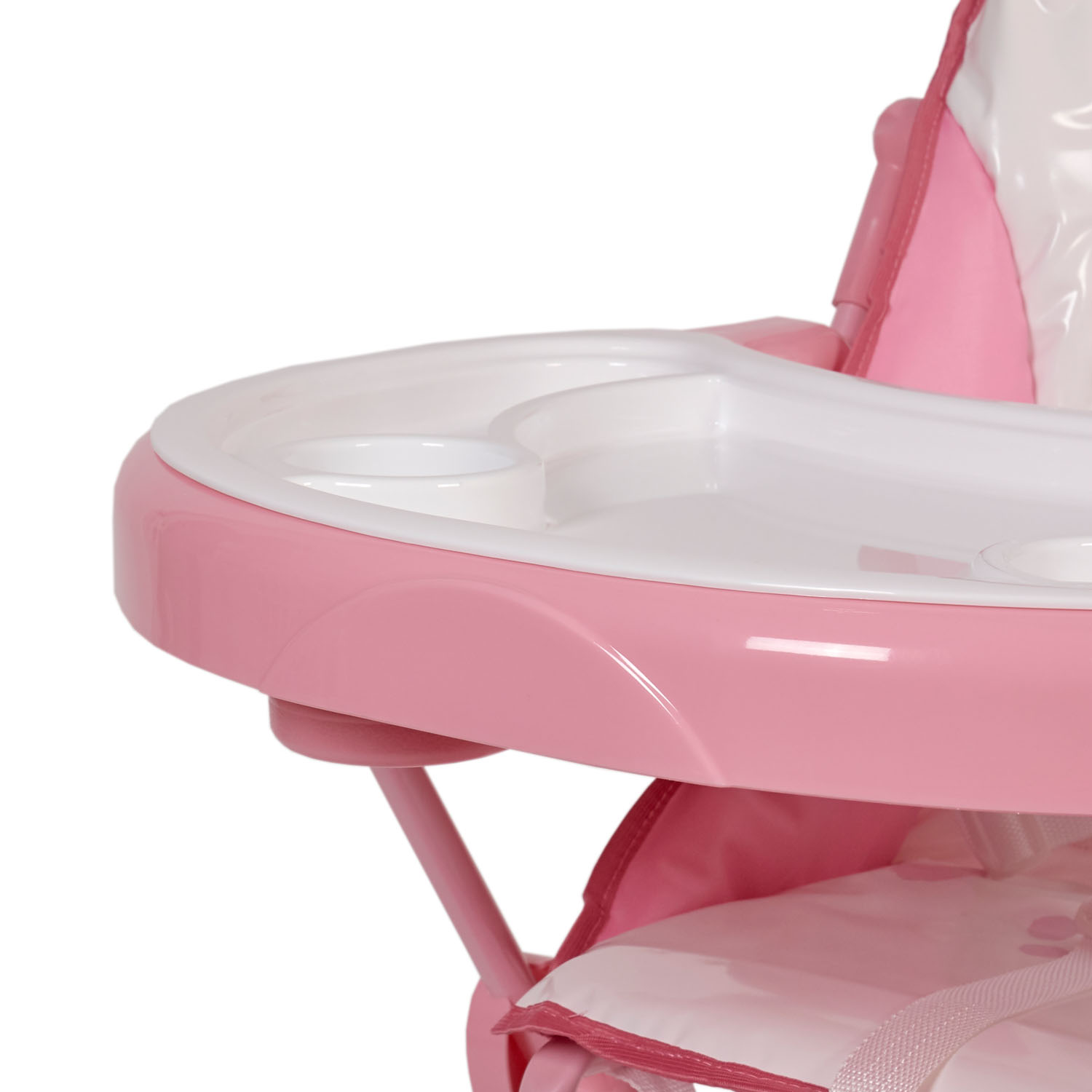 Стул для кормления Polini kids Disney baby 252 Кошка Мари Розовый - фото 24