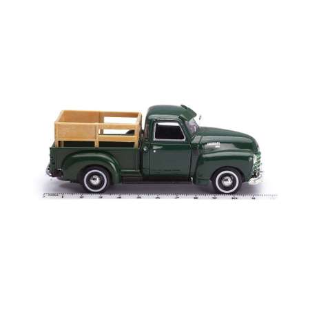 Мини-модель 1:43 CARARAMA Chevrolet C-3100 Pickup with fence металлическая зеленая