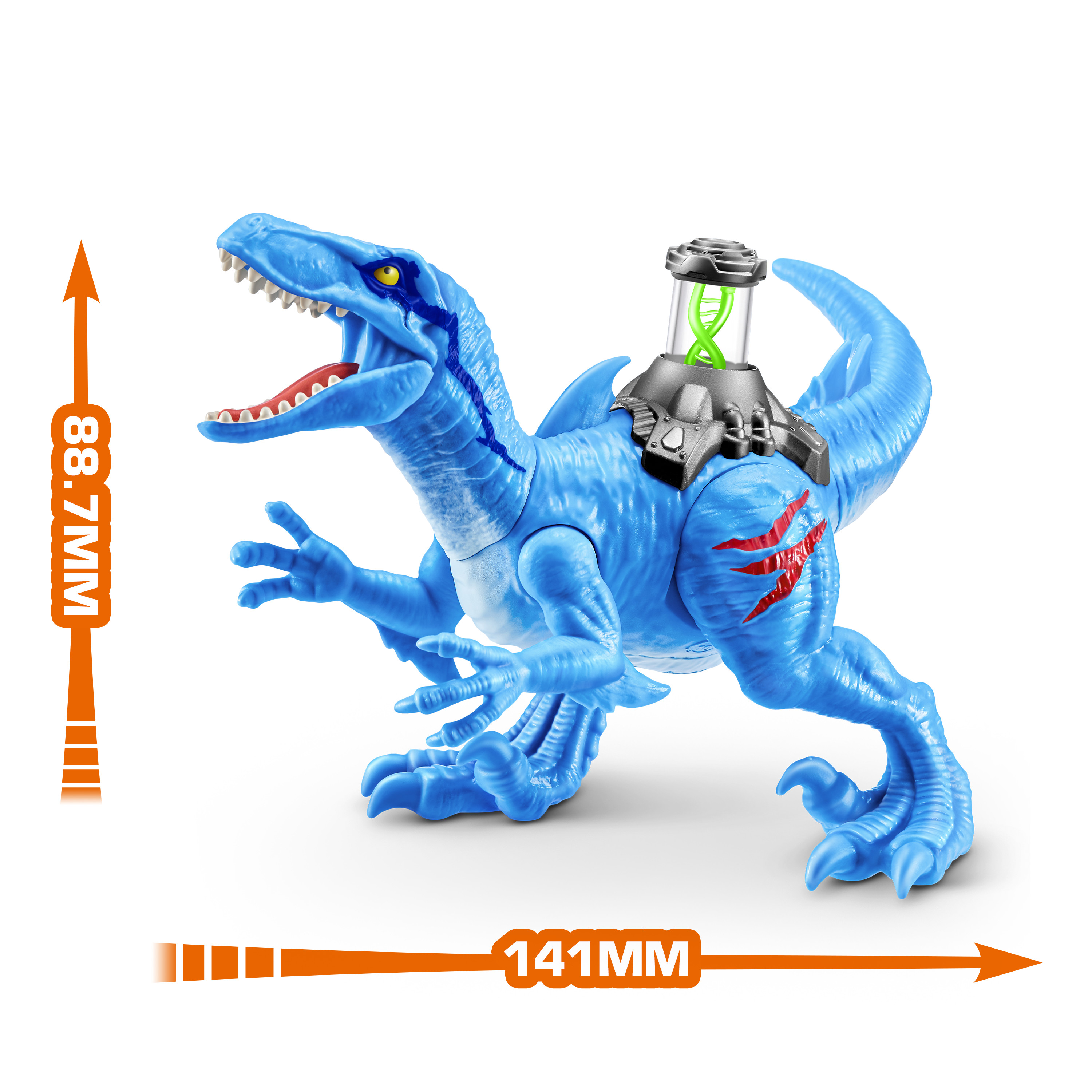 Набор игровой Robo Alive Dino DNA в тубе Синий 71139B 71139B - фото 10