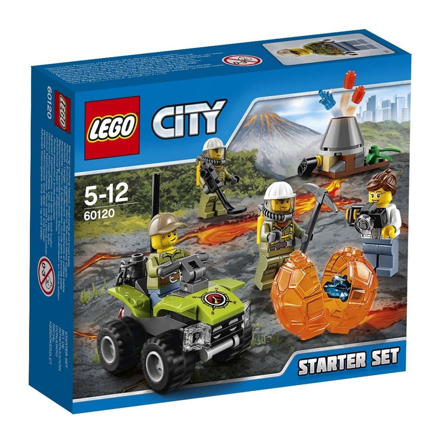 Конструктор LEGO City Volcano Explorers Набор для начинающих "Исследователи Вулканов" (60120) - фото 2