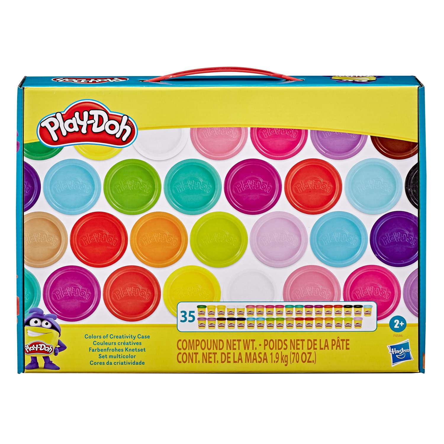 Набор игровой масса для лепки Play-Doh 35 банок F05865L4 - фото 1
