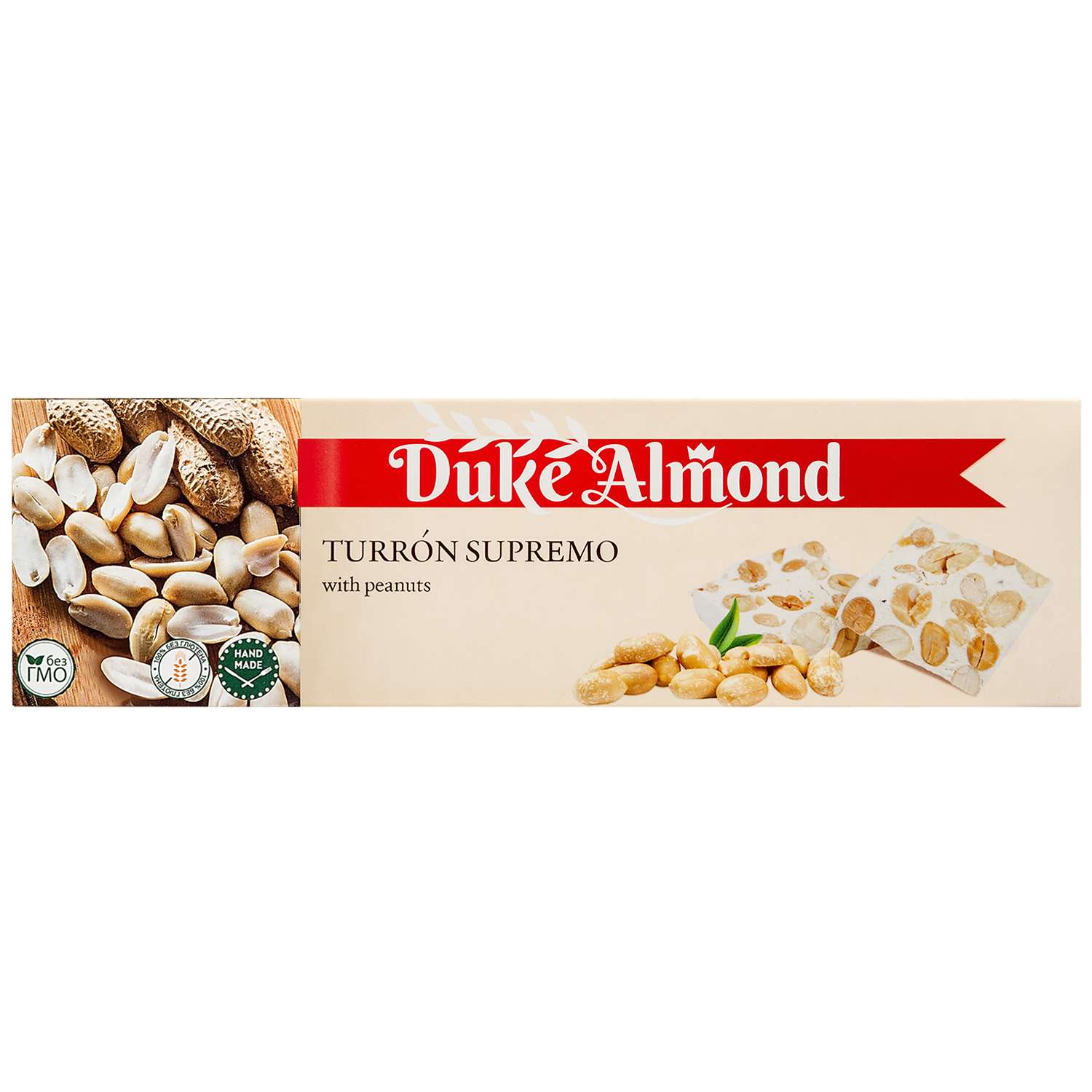 Туррон Duke Almond c арахисом 100г восточные сладости - фото 1
