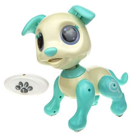 Интерактивная игрушка Robo Pets Щенок бело-голубой