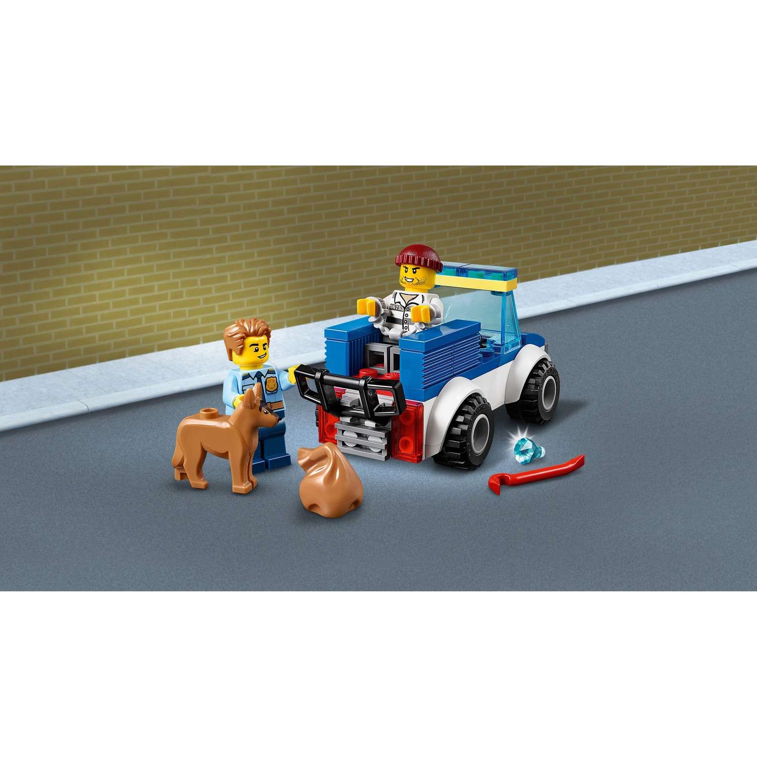 Конструктор LEGO City Police Полицейский отряд с собакой 60241 - фото 10