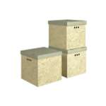 Коробка для хранения VALIANT 31.5*31.5*31.5 см набор 3 шт.