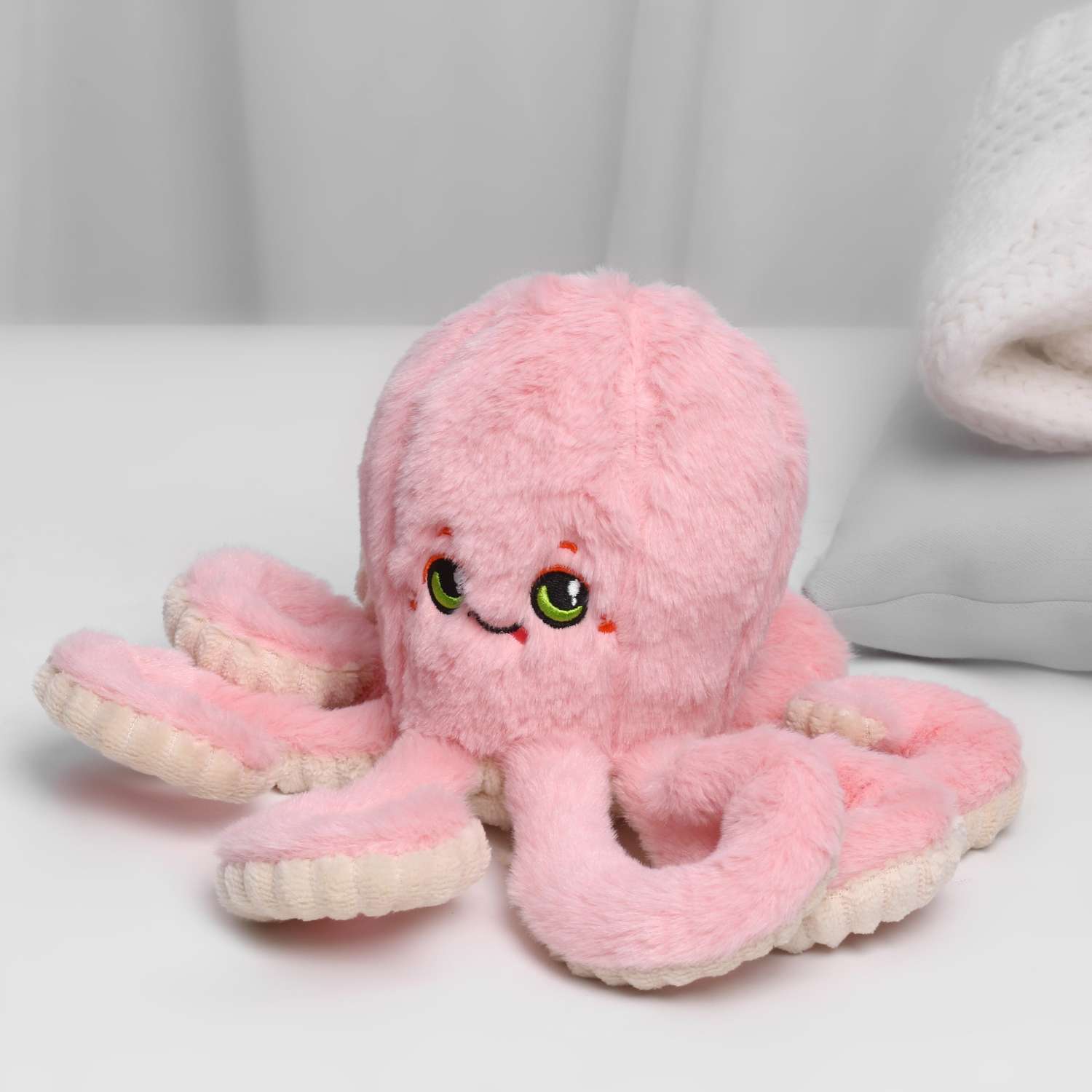 Мягкая игрушка Milo Toys «Осьминог» цвет розовый - фото 3