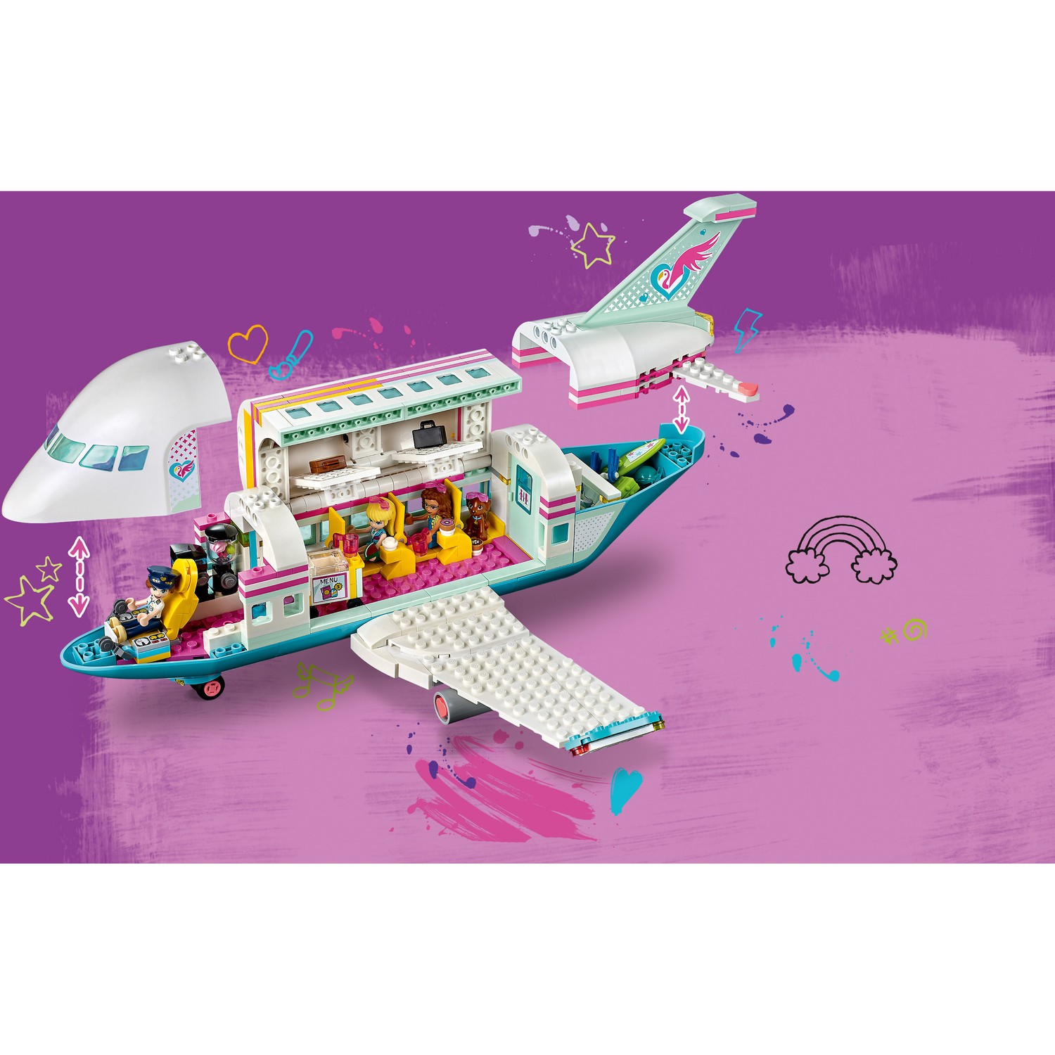 Конструктор LEGO Friends Самолёт в Хартлейк Сити 41429 - фото 13