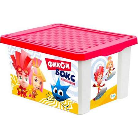 Ящик для игрушек PLASTIC REPABLIC baby с крышкой пластиковый 17 л