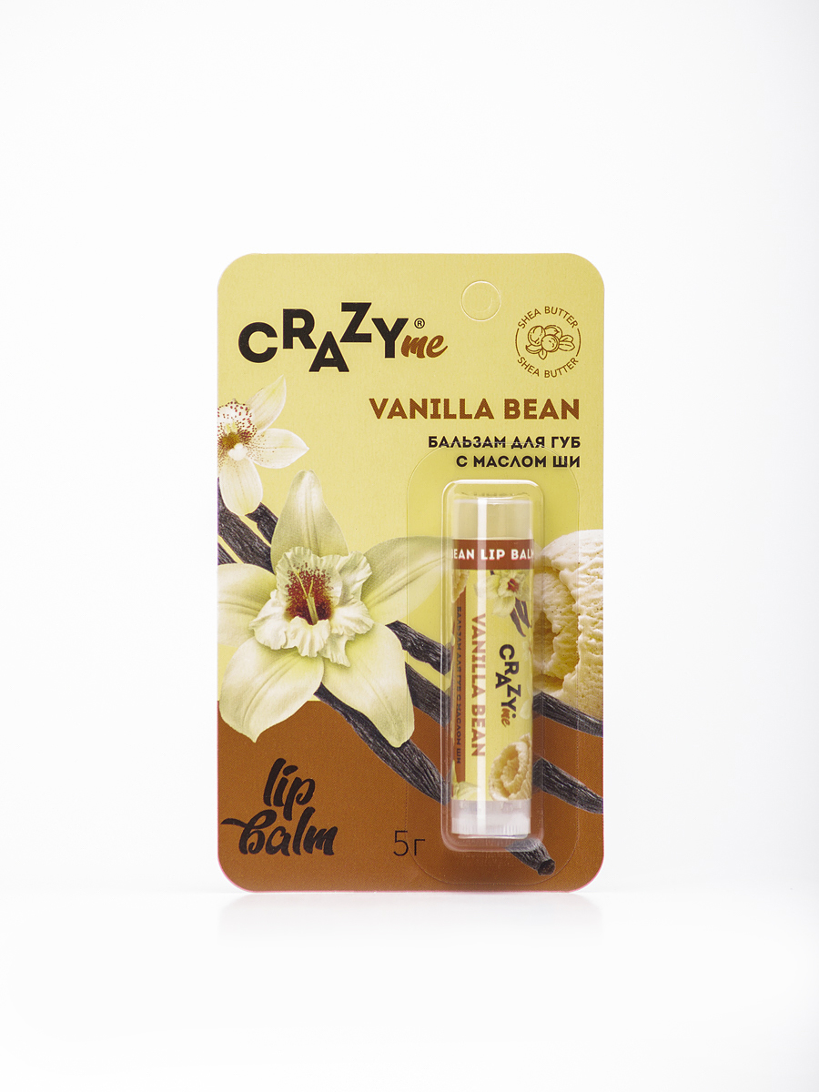 Бальзам для губ CRAZYme Vanilla Bean Lip Balm - фото 1