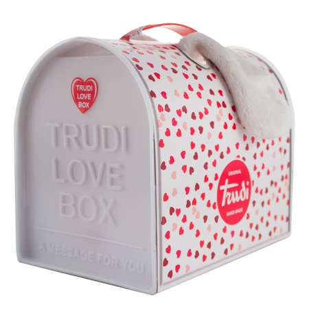 Мягкая игрушка TRUDI Заяц Вирджилио в почтовом ящике Love boх