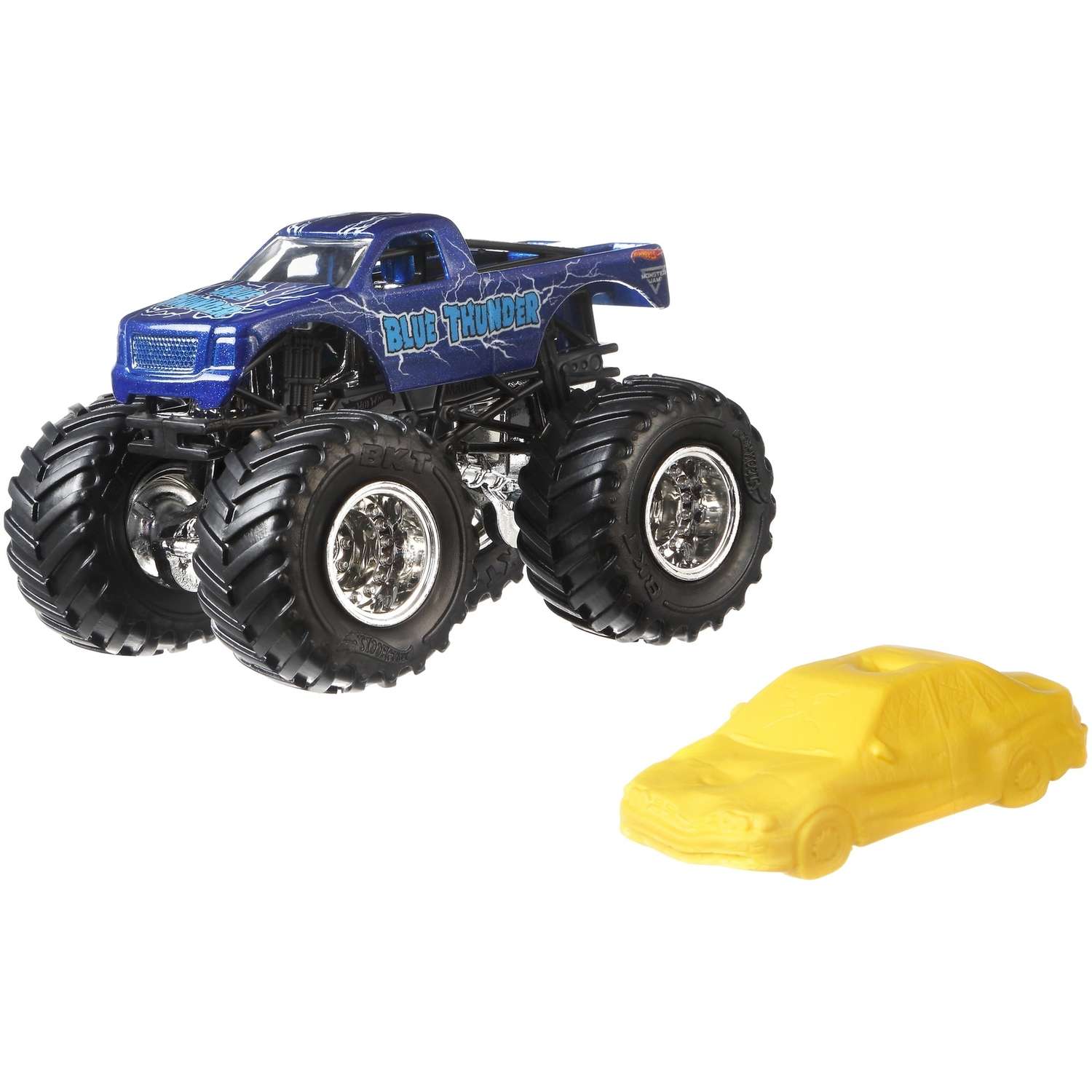 Машина Hot Wheels Monster Jam 1:64 Flashback Синий Гром в новом дизайне FLX14 21572 - фото 1