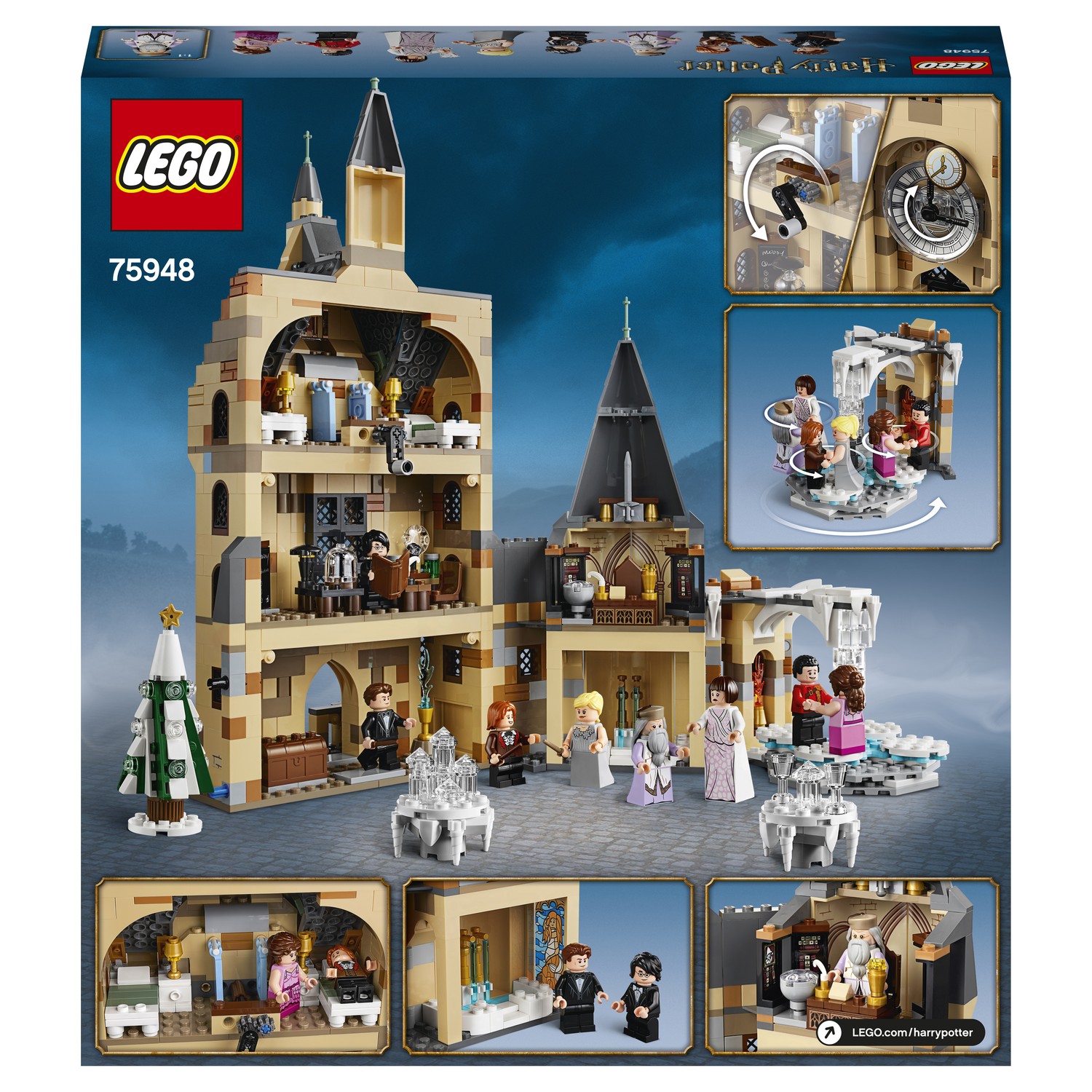 Конструктор LEGO Harry Potter Часовая башня Хогвартса 75948 купить по цене  7279 ₽ в интернет-магазине Детский мир