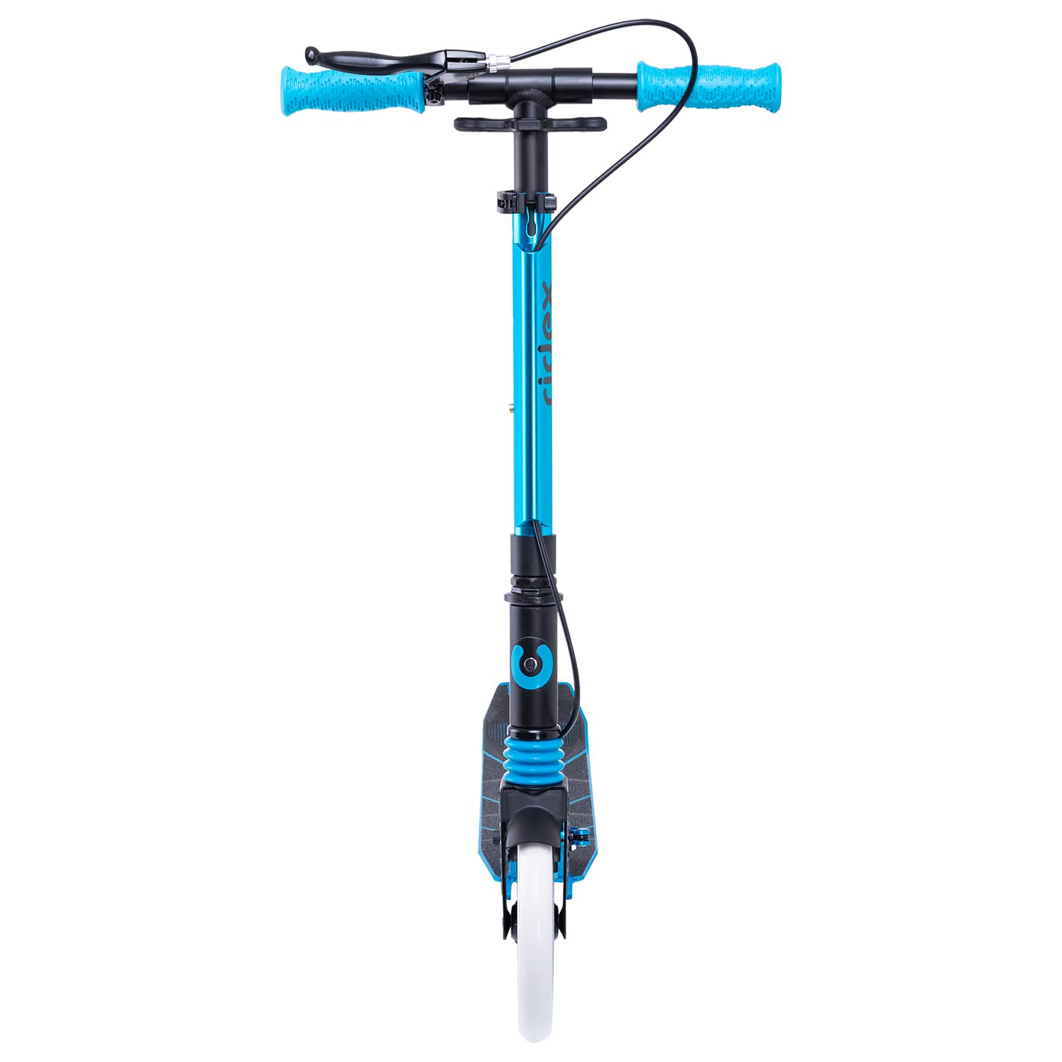 Самокат RIDEX двухколесный Scooter 2 wheels Sigma 200 black/light blue - фото 3