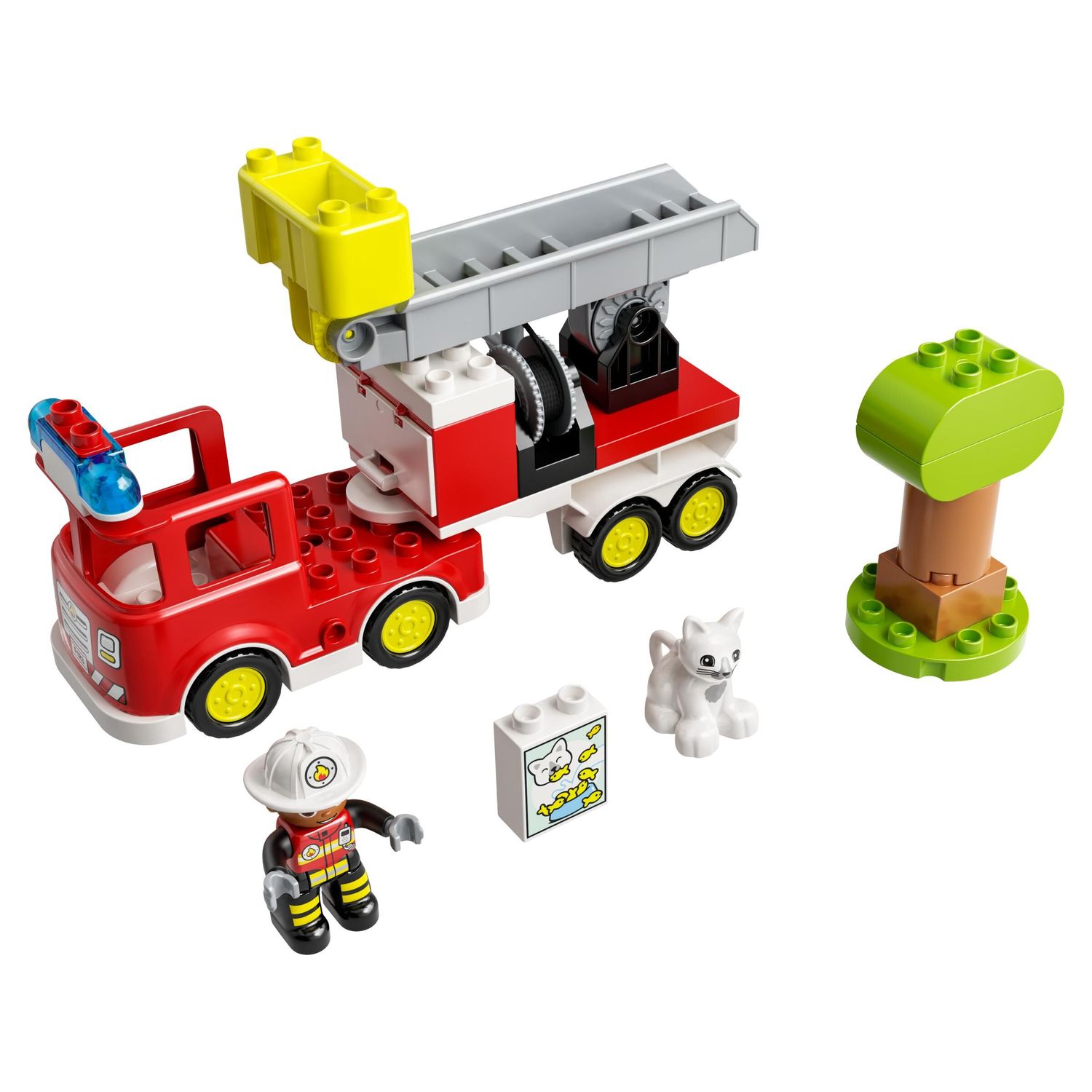 Конструктор LEGO DUPLO Пожарная машина с мигалкой 10969 купить по цене 2999  ₽ в интернет-магазине Детский мир